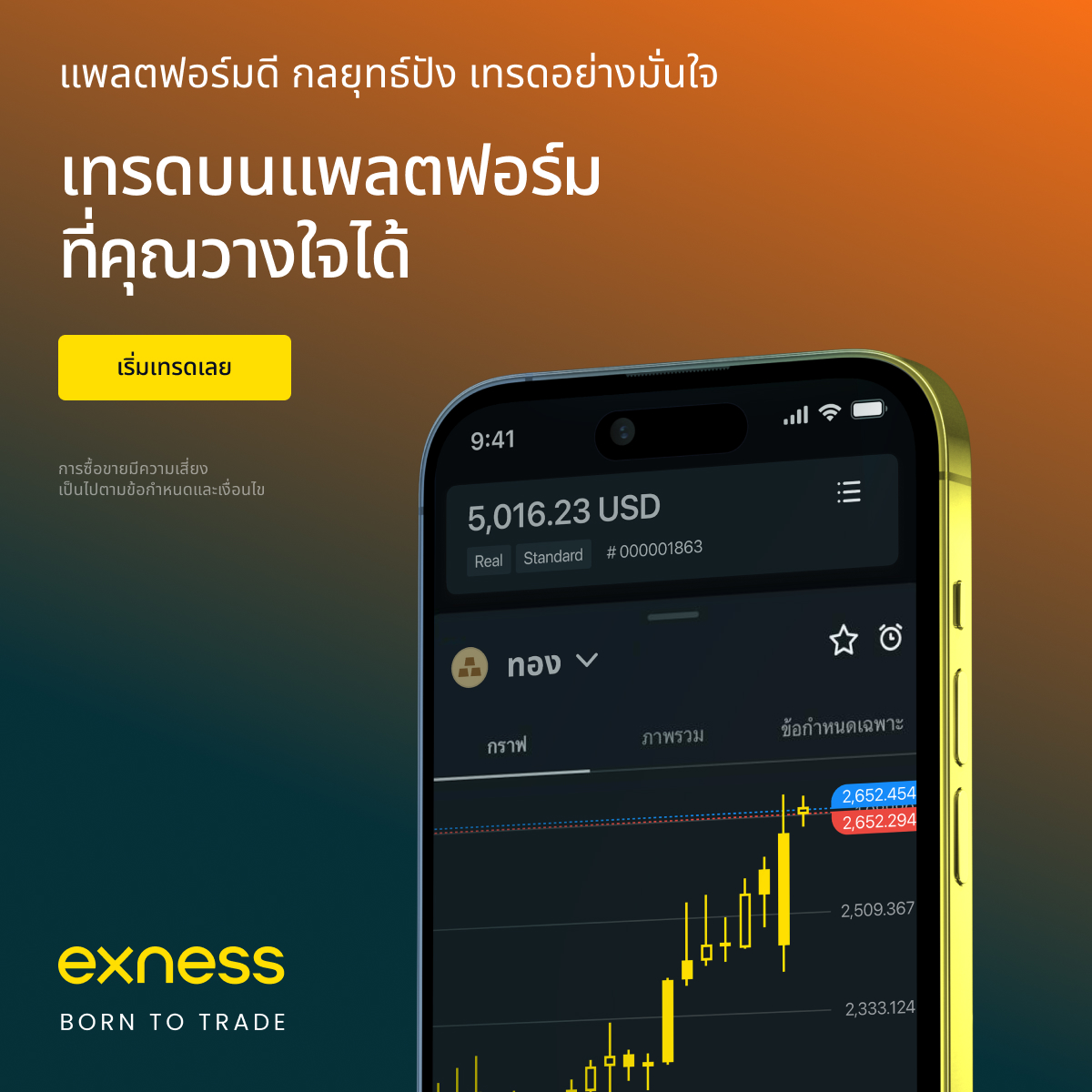 เทรดทอง exness