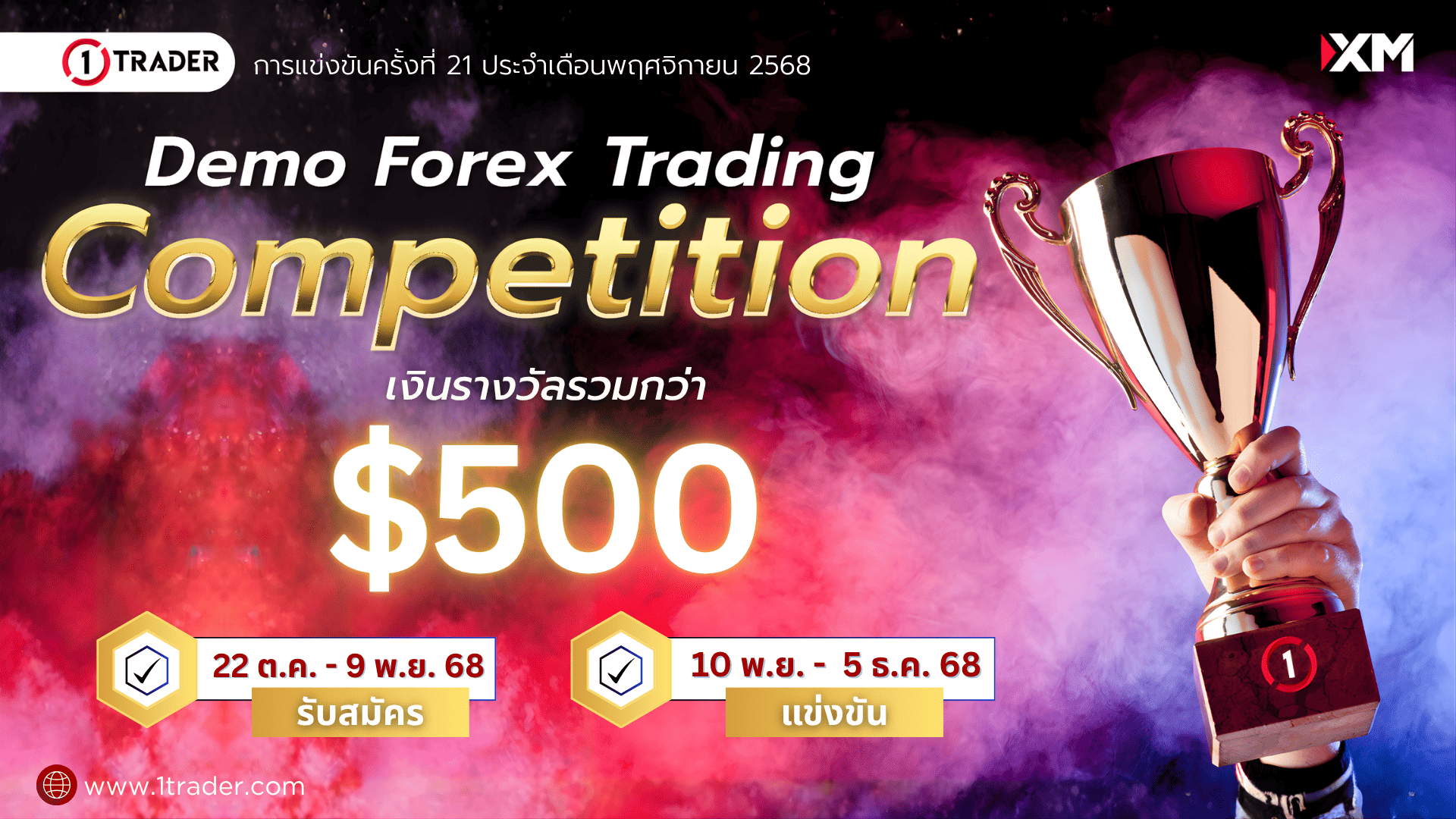 แข่งเทรด Demo XM รอบที่ 21