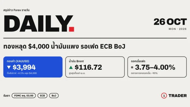 สรุปข่าว Forex 26 ต.ค. 69