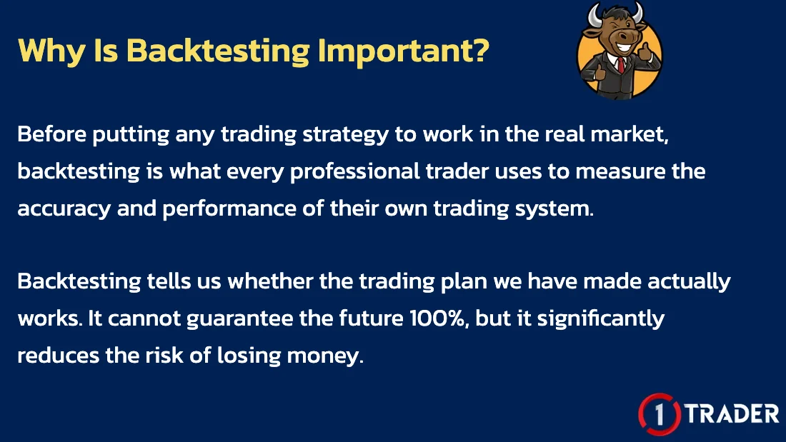 Why backtesting matters before trading with real money